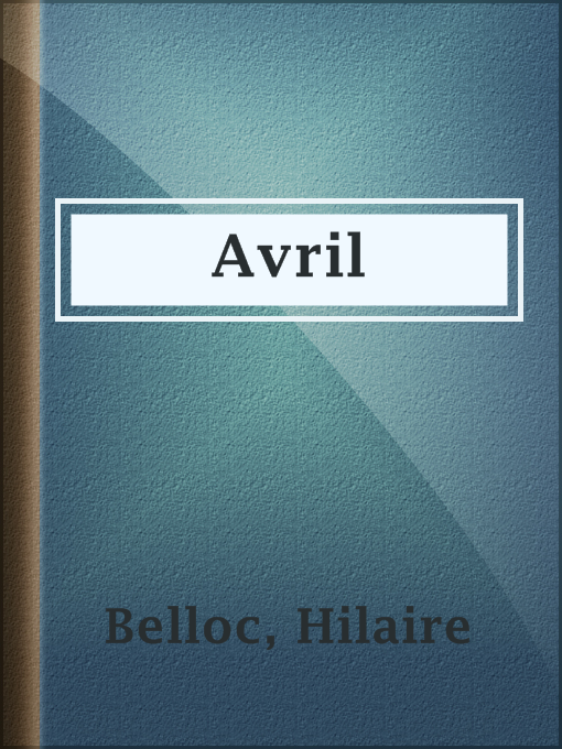 Cover image for Avril